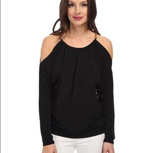 NWT Michael Kors Cold Shoulder Top